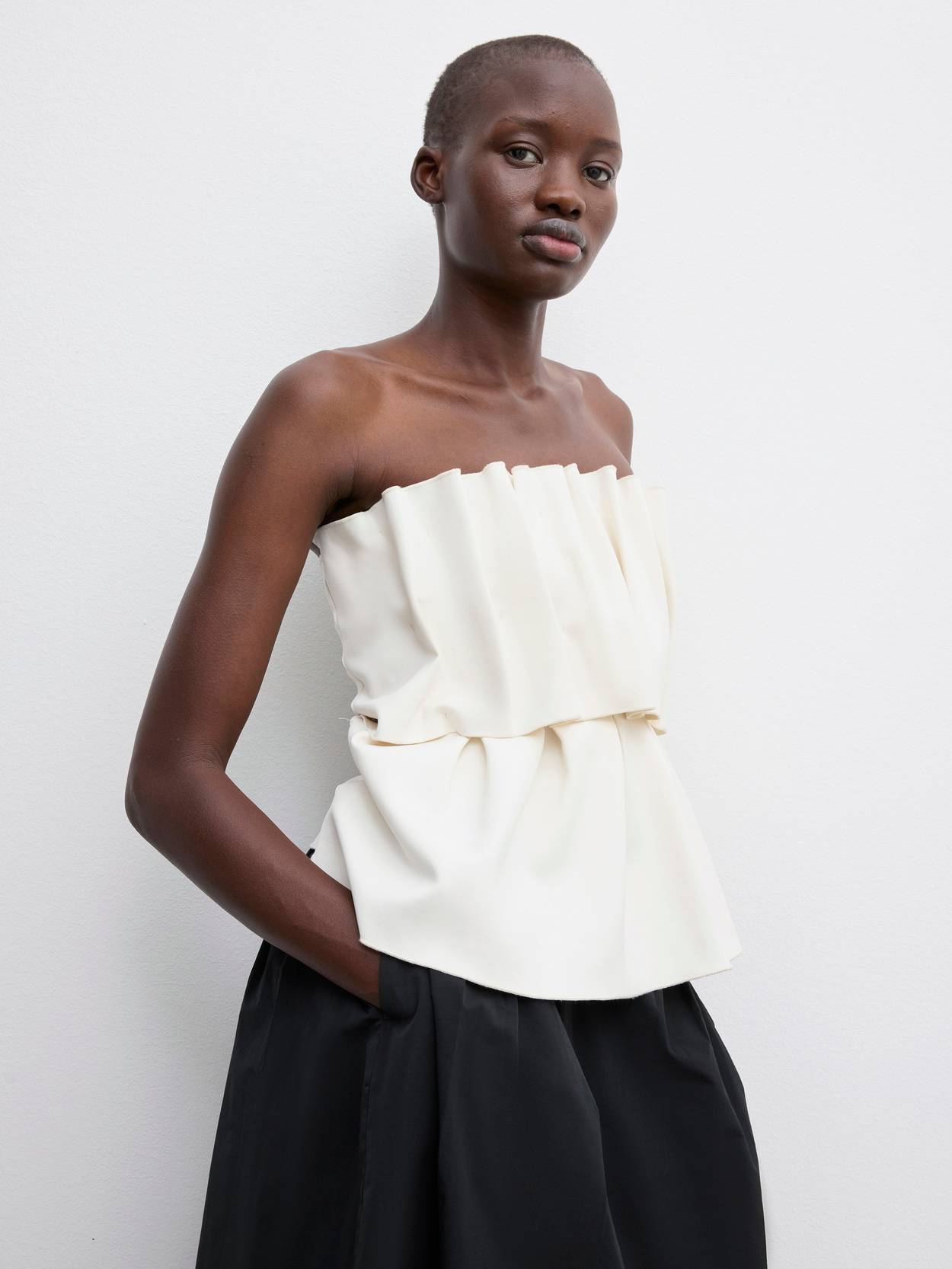 Sculpted Tube Top