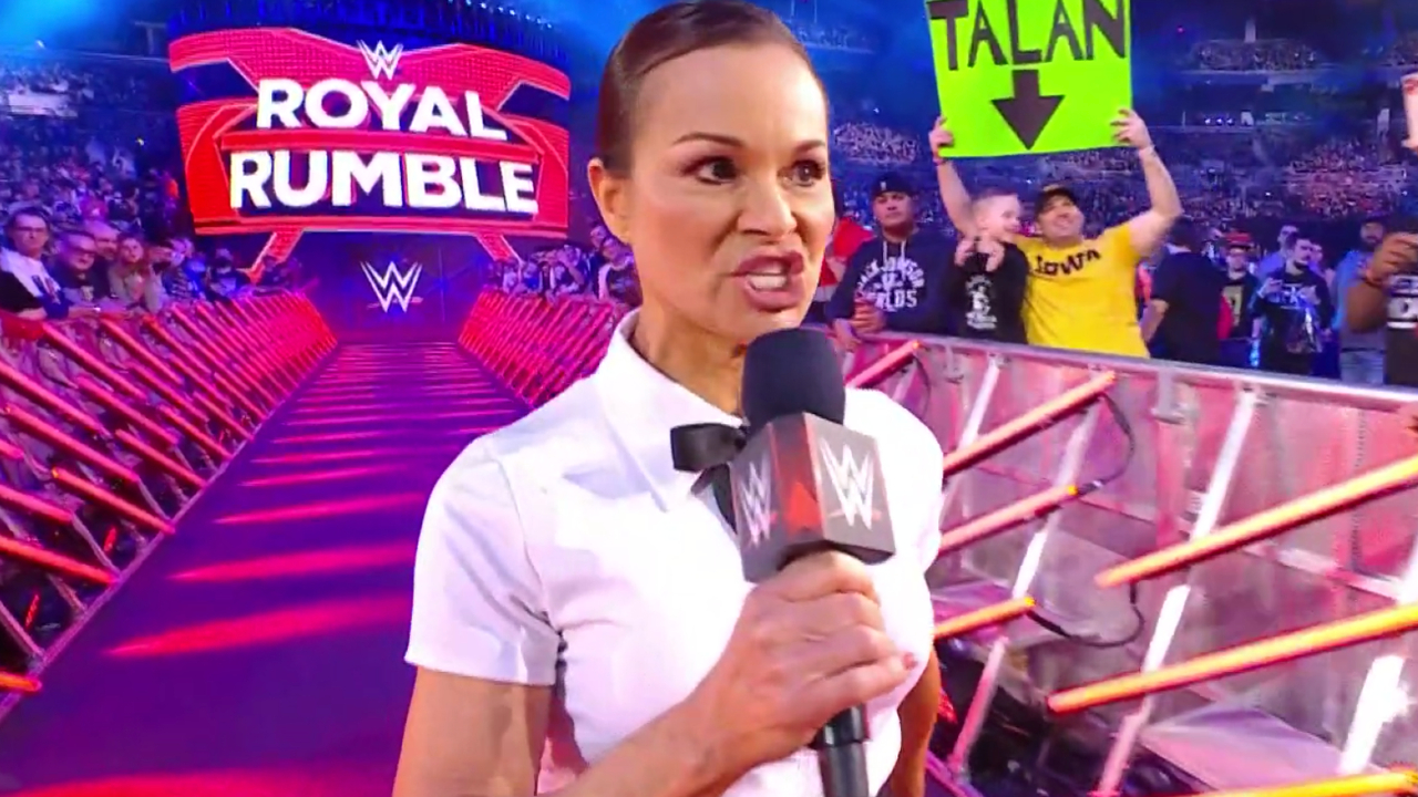 Ivory entering the Royal Rumble