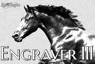 Transform any picture into an old-style engraving with with AlphaPlugins’ Engraver III plugin