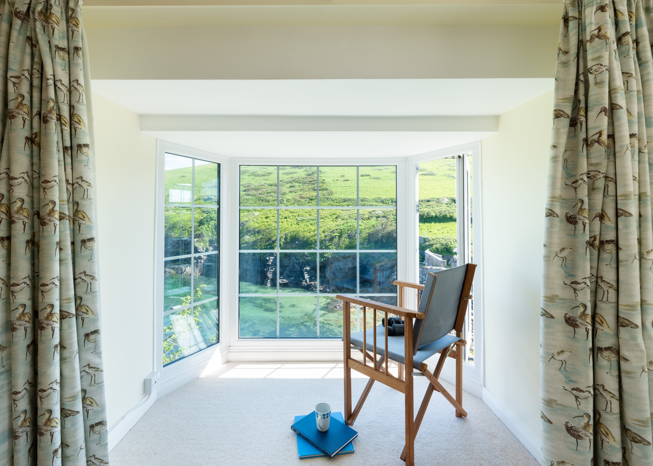 Images of the glorious cove-side home of Tregwyn in Cornwall