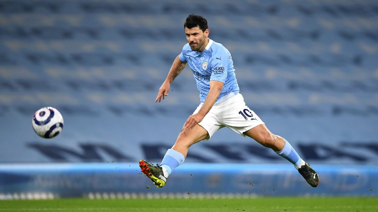 Manchester City striker Sergio Aguero 