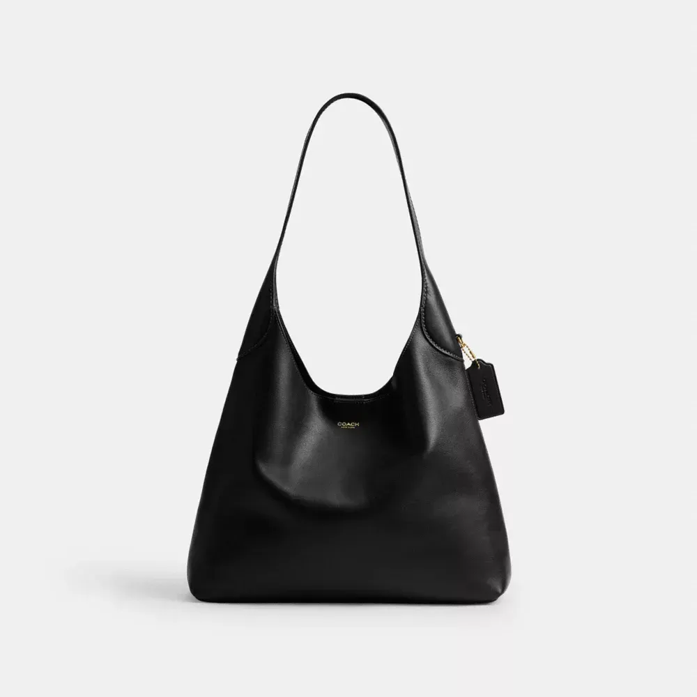 Coach, Brass/black Brooklyn Shoulder Bag 34