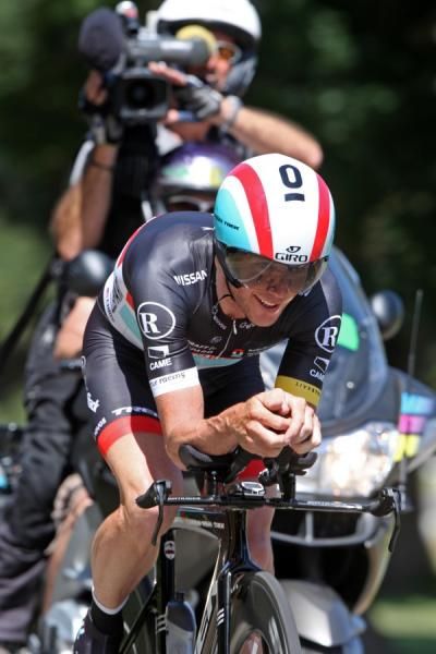 Chris Horner (RadioShack-Nissan) in action during the Bakersfield ITT