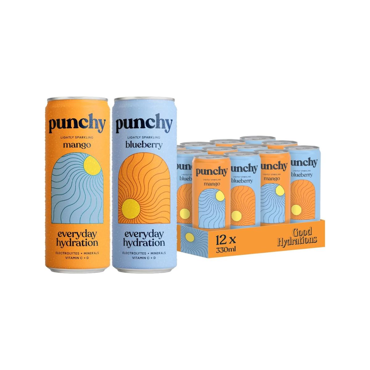 Punchy electrolyte drinks