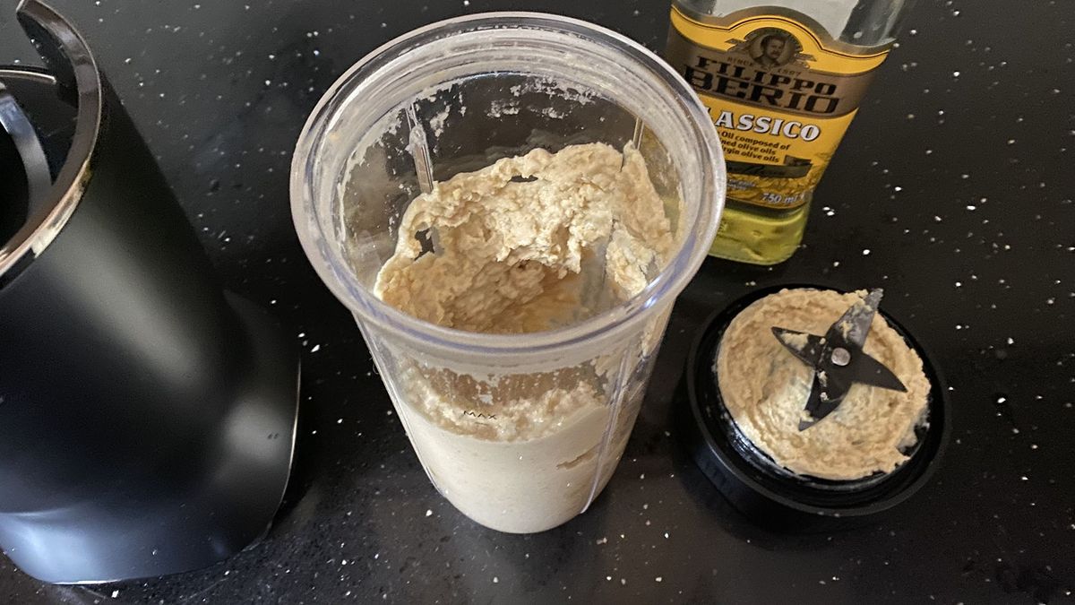 Nutribullet Ultra blender in reviewer's kitchen
