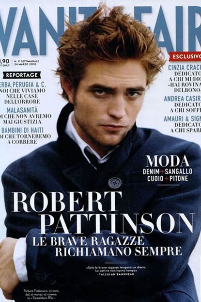 Robert Pattinson - Twilight - Robert Pattinson Vanity Fair - Celebrity News - Marie Claire