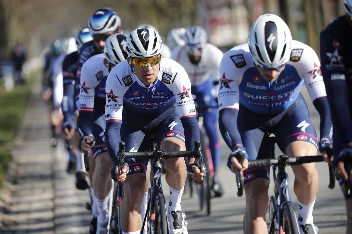 Omloop Het Nieuwsblad 2022 77th Edition Gent Ninove 2042 km 26022022 Zdenek Stybar CZE QuickStep Alpha Vinyl Team photo Dion KerckhoffsCVSprintCyclingAgency2022