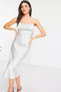 ASOS DESIGN, Satin Midi Slip, &nbsp;$50 | £35