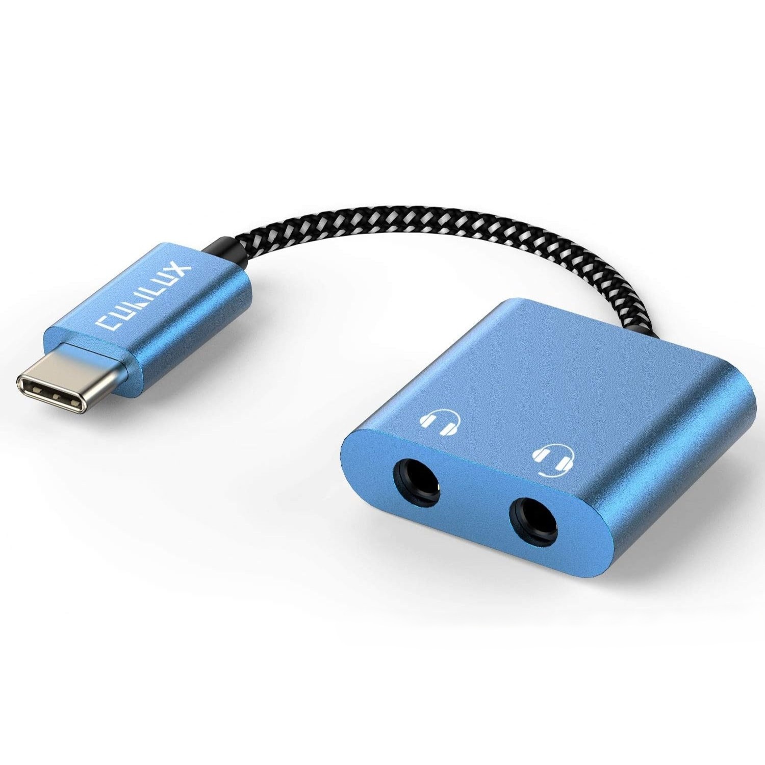 Cubilux USB-C Double Headphone Splitter
