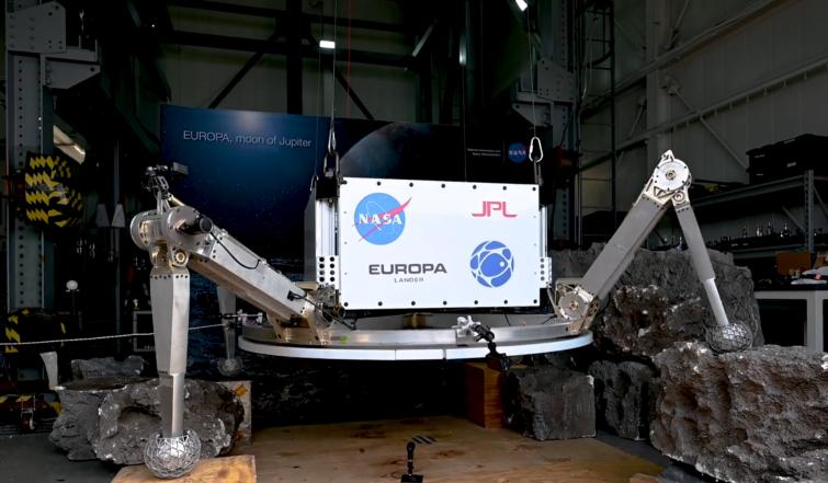 Watch this Jupiter moon lander handle harsh terrain it may face on Europa (video) Space
