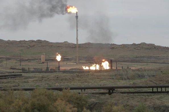 Gas flares in Kirkuk.