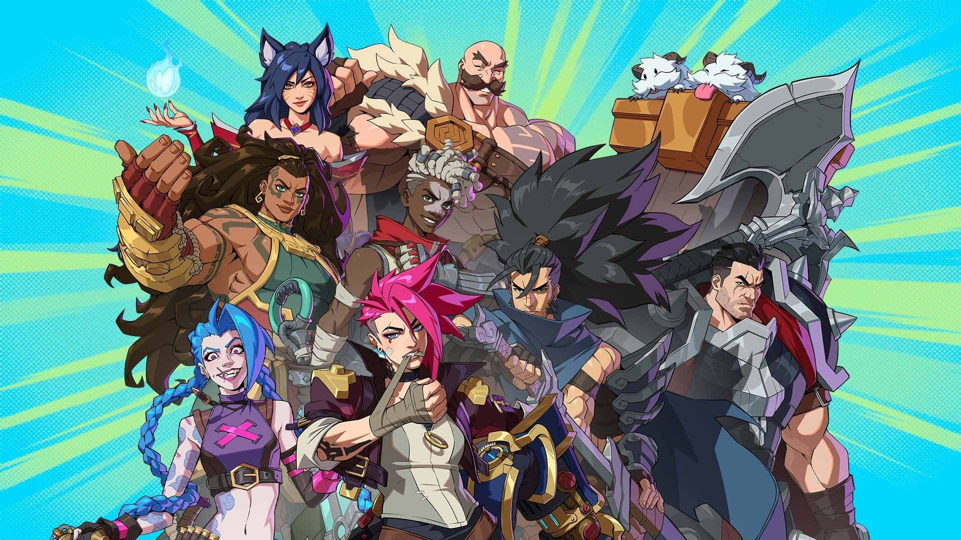 A group of characters in 2XKO