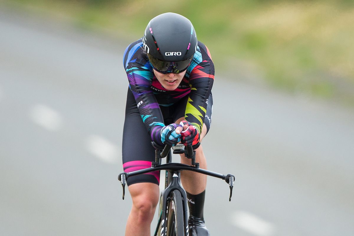 Hannah Barnes took second place