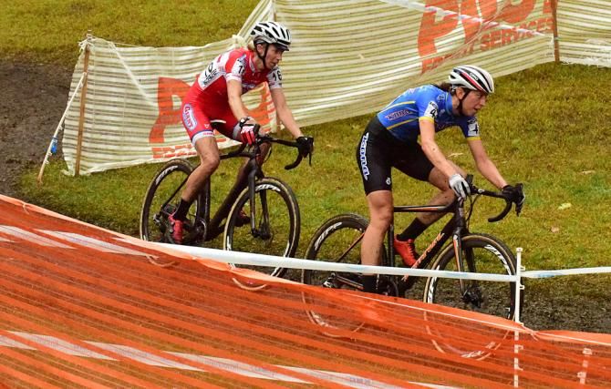 Helen Wyman (Kona) and Rachel Lloyd (California Giant Berry) were locked in a battle for second place