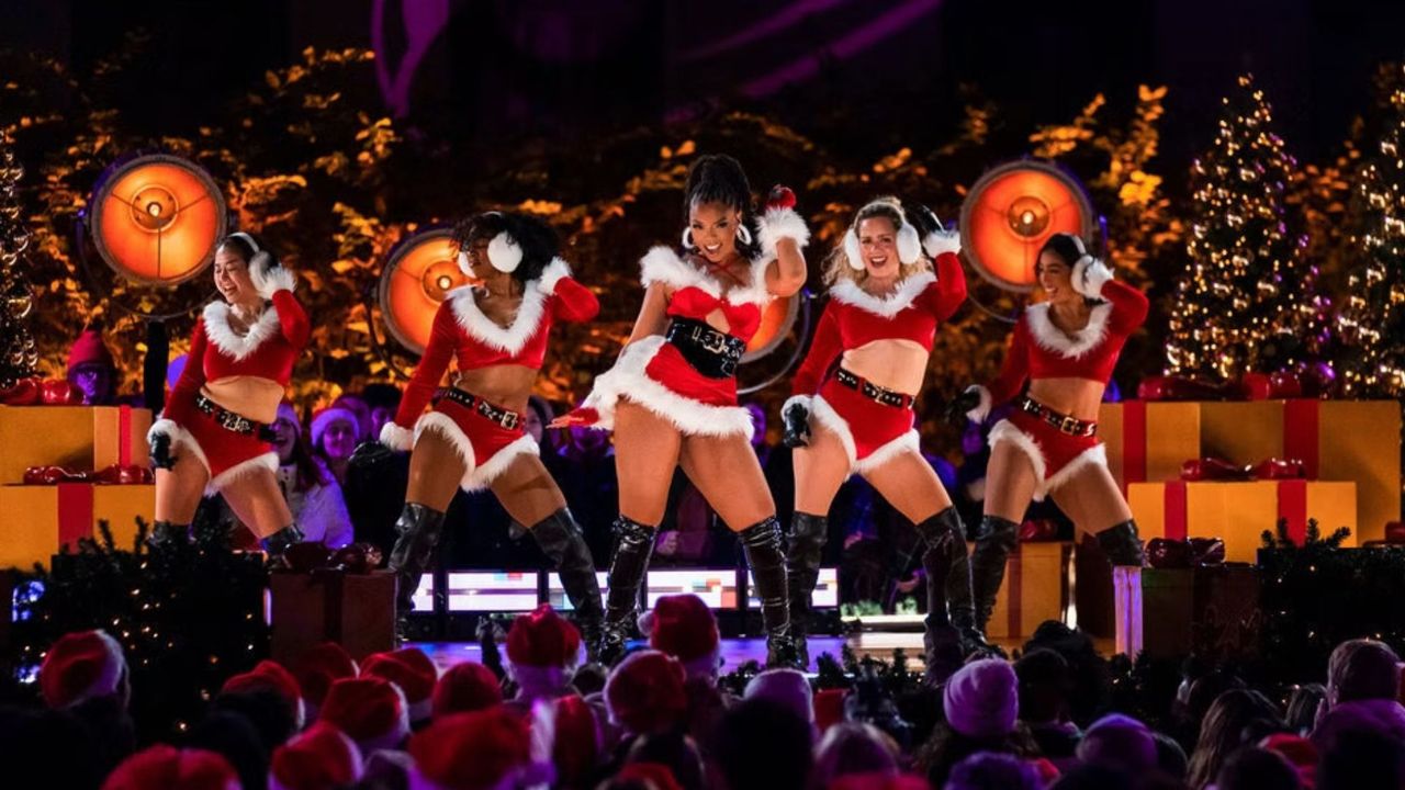 Chloe Bailey performs at Christmas at Rockefeller Center Tree Lighting 2023