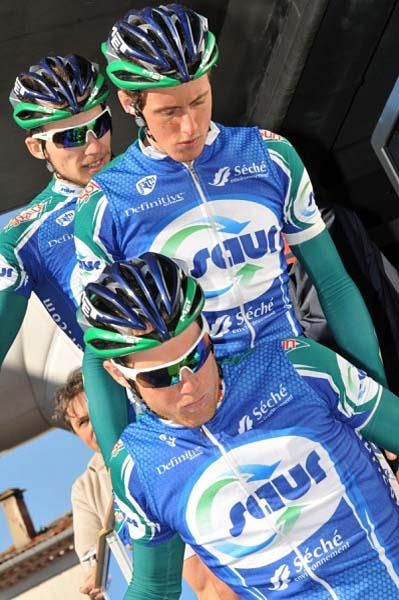 Jean Marc Marino, Jerome Coppel and Cyril Bessy (Saur-Sojasun)