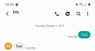 Google Duo integration in Samsung Messages