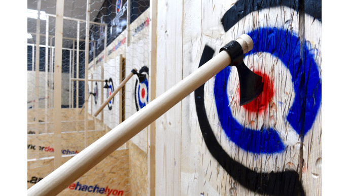 Someone’s opened a chain of axe-throwing bars, which obviously feels entirely safe