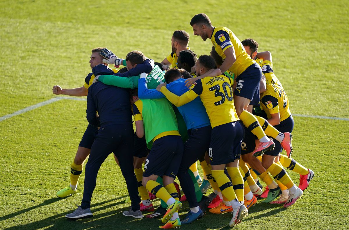 Oxford edge past Portsmouth on penalties to book play-off final spot ...