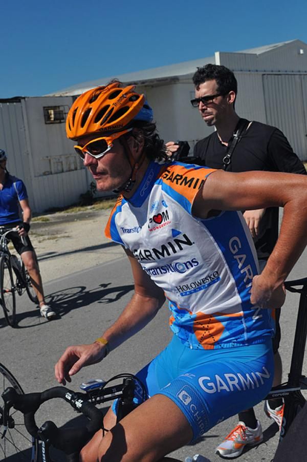 Johan Van Summeren is keeping his arms free of tan lines