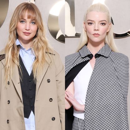 Jennifer Lawrence and Anya Taylor-Joy carry new Dior Spring 2026 bags during Paris Fashion Week