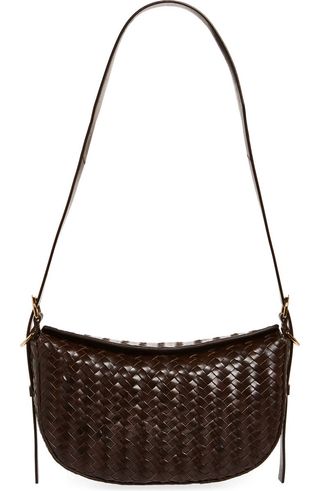 Steve Braided Leather Shoulder Bag