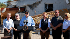 U.S. President Joe Biden addresses media in St. Petersburg, Florida