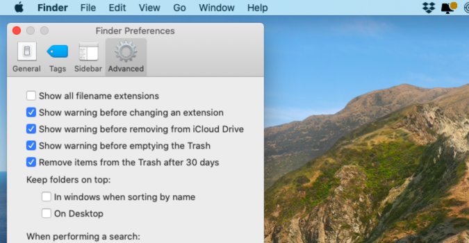 How to empty trash automatically in macOS