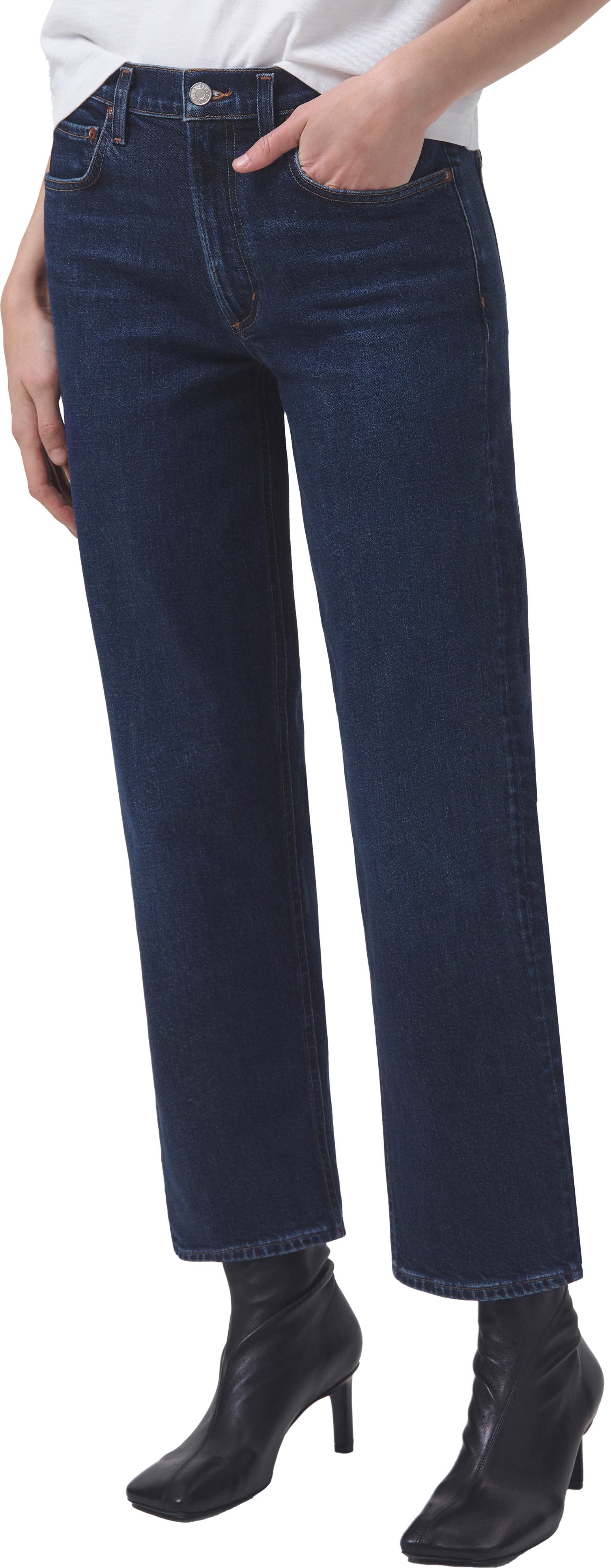 Kye Ankle Straight Leg Jeans
