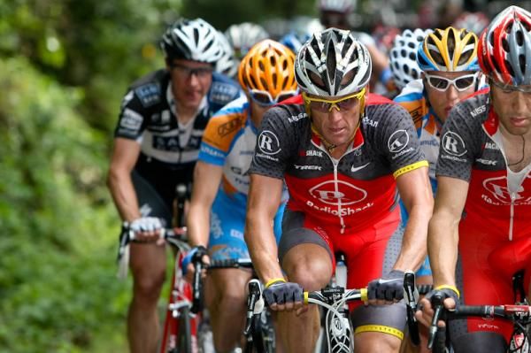 Lance Armstrong (Team RadioShack) was again active in the front group.