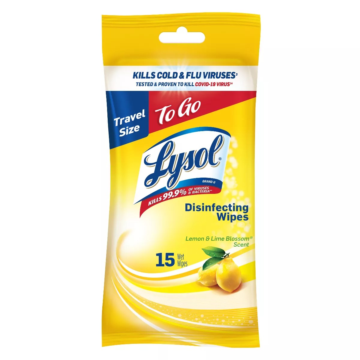 Lysol Lemon and Lime Blossom Disinfecting Wipes