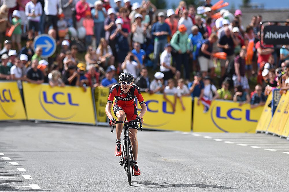 Tejay van Garderen (BMC) was second on the day