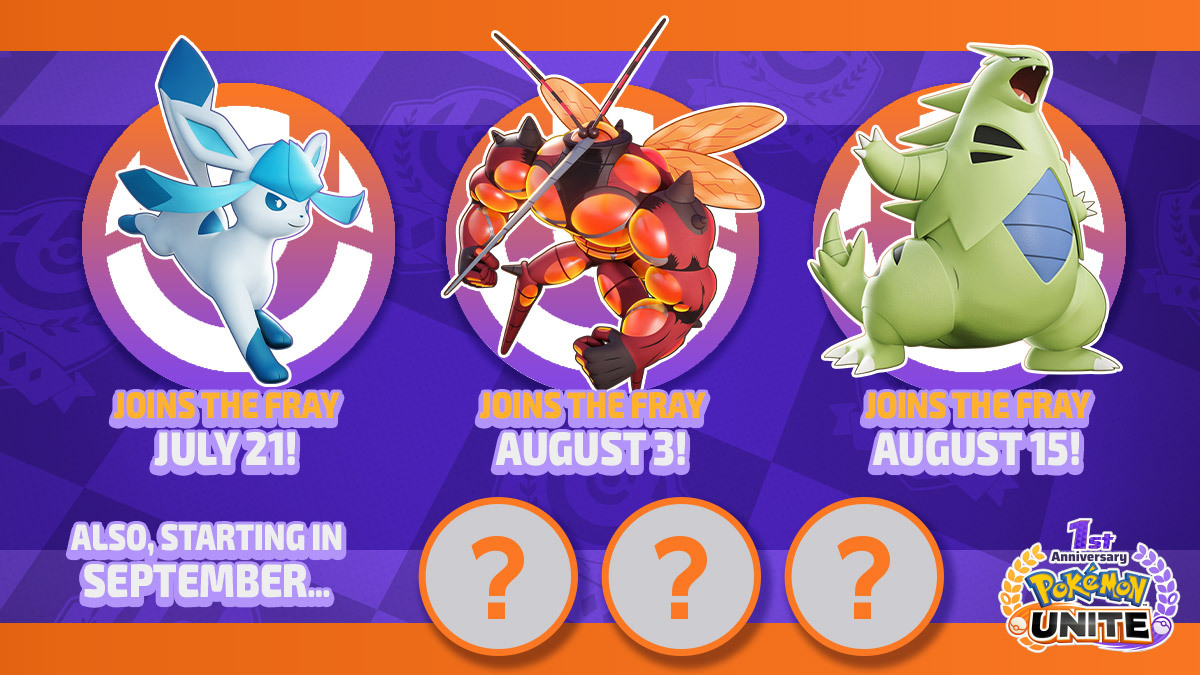 Pokemon UJnite 1st anniversary announcement for six new Pokemon