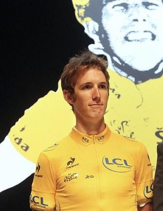 Andy Schleck was awarded the yellow jersey for winning the 2010 Tour de France at a ceremony in his hometown.