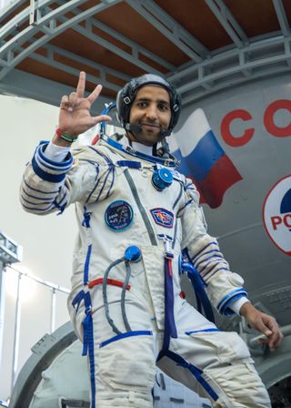 Hazzaa Ali Almansoori, the first astronaut for the United Arab Emirates.
