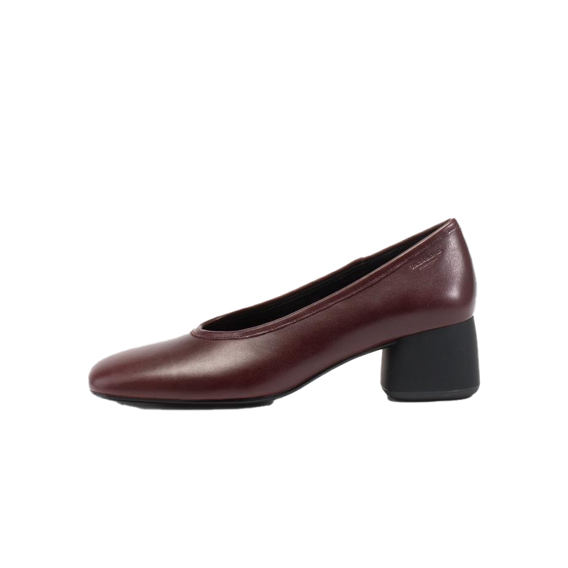 Brown leather heels from Vagabond
