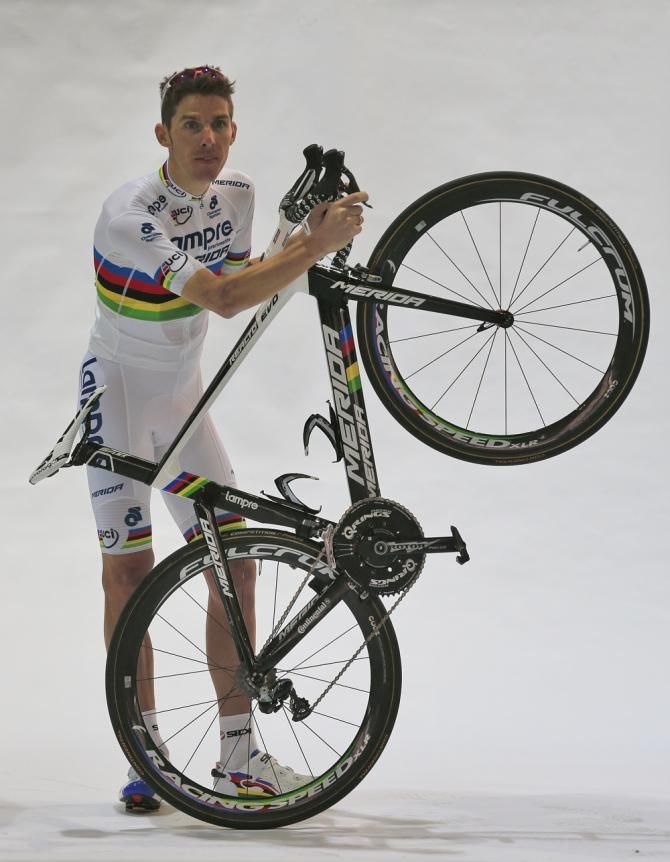 Rui Costa with his new Merida