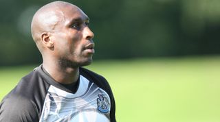NEWCASTLE, UNITED KINGDOM - AUGUST 27: Sol Campbell during a Newcastle United training session at the Little Benton training ground on August 27, 2010 in Newcastle, England. (Photo by Ian Horrocks/Newcastle United via Getty Images)
