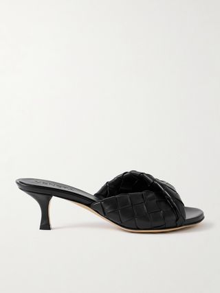 Blink Twisted Intrecciato Leather Mules