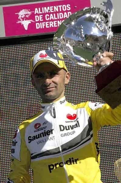 Piepoli with his trophy.