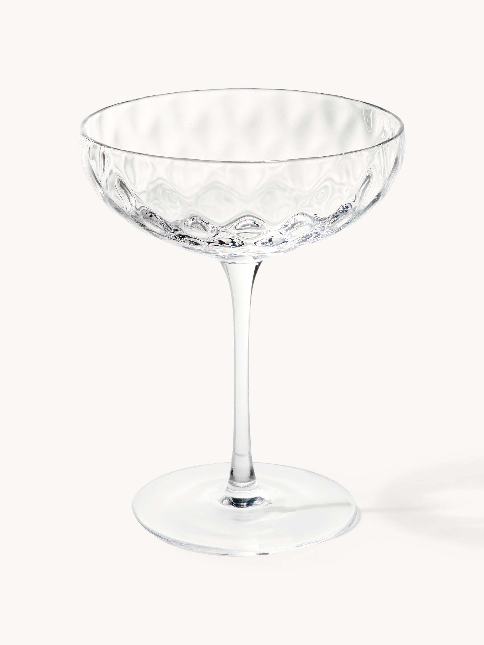 Westwing I Victoria Beckham, Mouth-Blown Champagne Coupes Aubrey, Set of 4