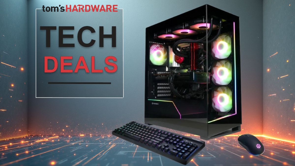 With a standout $1739.99 price tag, this packed CyberPower PC features both the Ryzen 7 9800X3D and Radeon RX 9070 XT for an amazing prebuilt gaming setup — beat the AI crunch with 32GB of DDR5 and a 2TB NVMe SSD