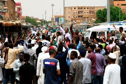 Protests in Khartoum.