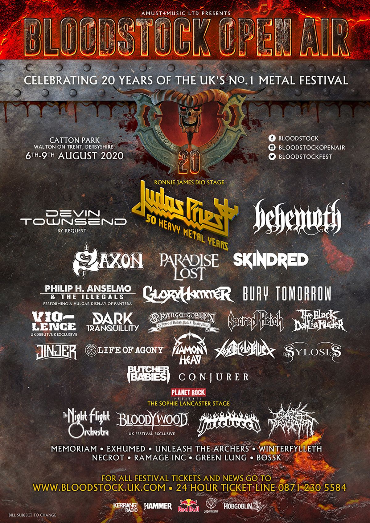 Bloodstock Open Air: Seven More Artists Added To 2020 Bill 