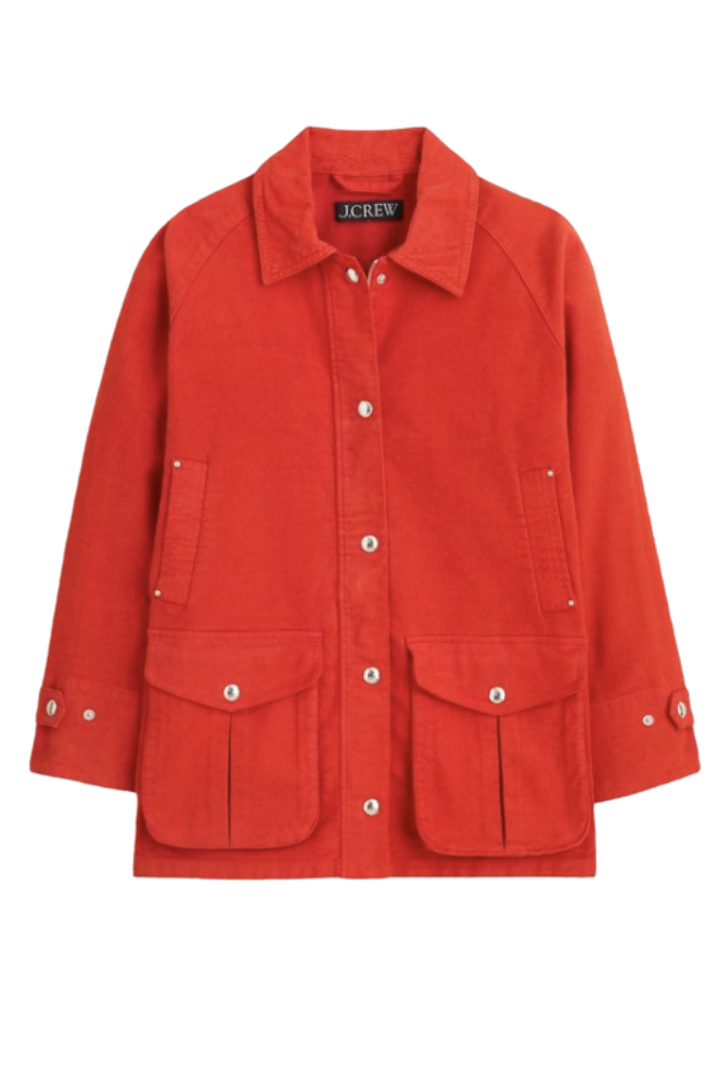 J.Crew, Broken-In Barn Jacket&amp;trade; in Brushed Chino