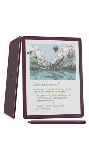 Amazon Kindle Scribe Colorsoft 64 Gb (newest Gen) &amp;mdash; 11&amp;rdquo; Paper-Like Colour Display With Front Light &amp;mdash; Thin, Light, Powerful &amp;mdash; Write in the Built-In Notebook, Documents and Books - Fig