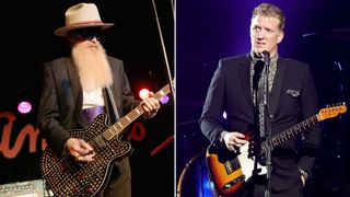[L-R] Billy Gibbons and Josh Homme
