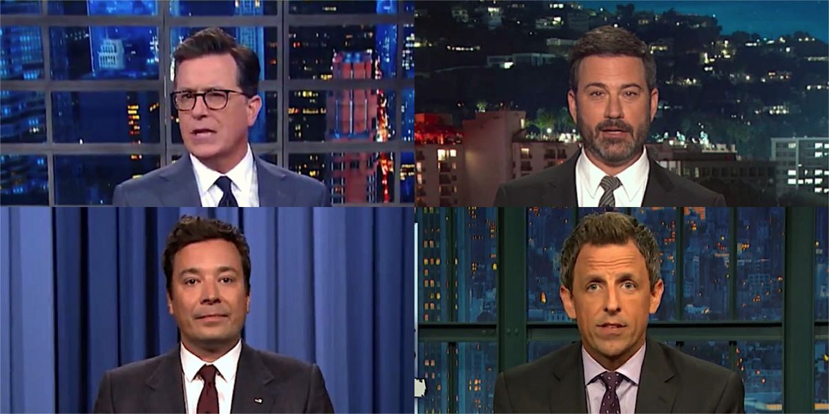 America's late-night hosts are uniformly disappointed with Trump's ...