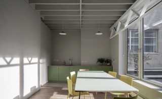 Utilitarian office interior at Holborn House by 6a architects in London
