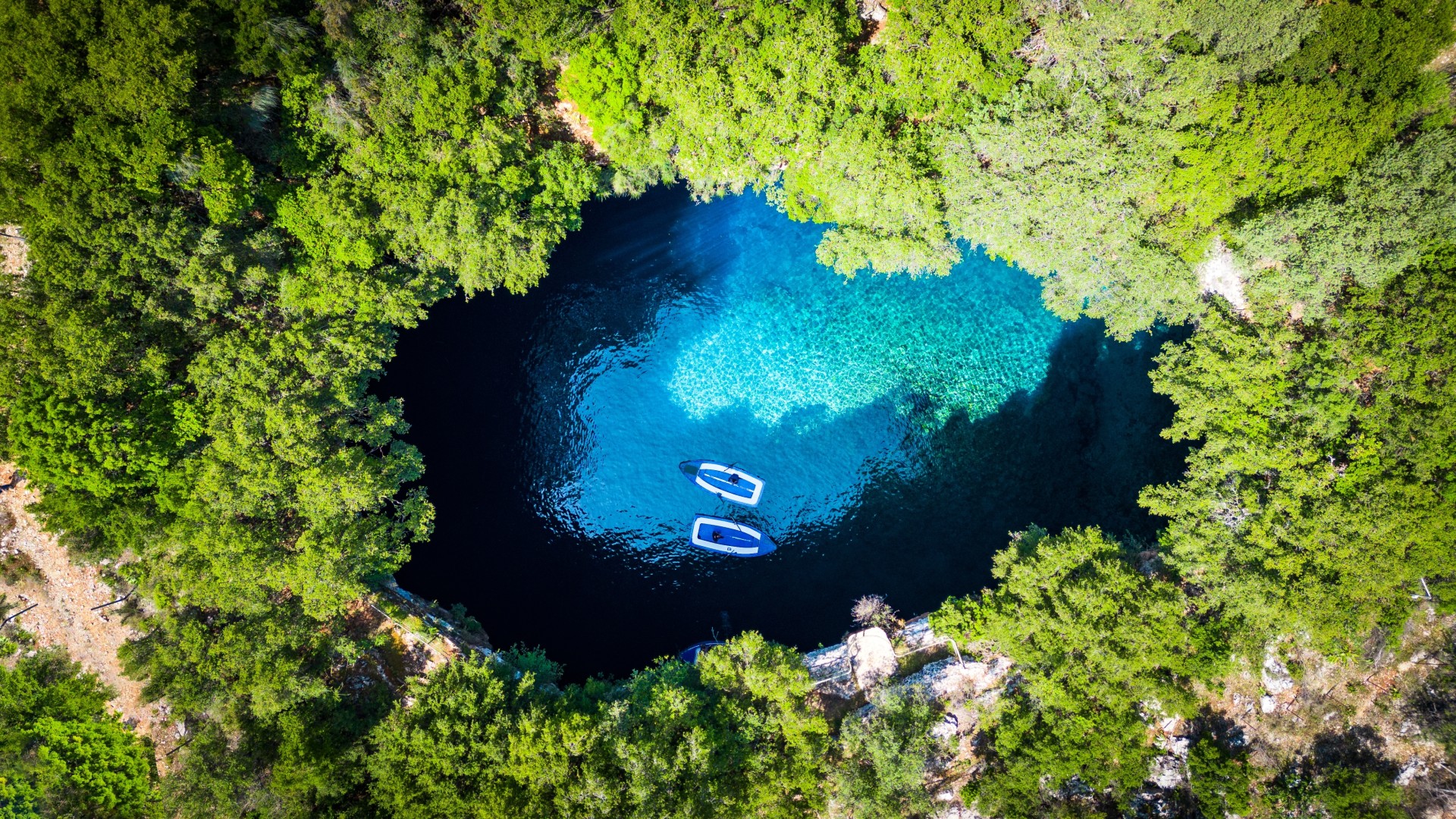 Melissani Cave